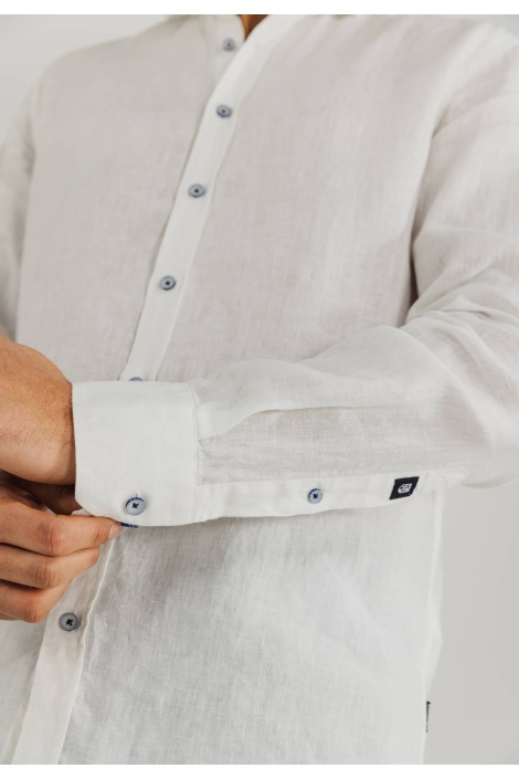 State of Art shirt ls plain linen